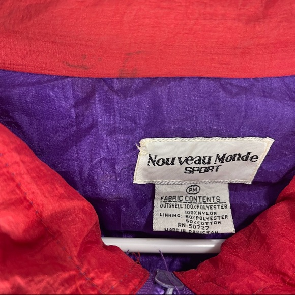 Vintage nouveau mode satin bomber jacket colorful - Picture 3 of 6